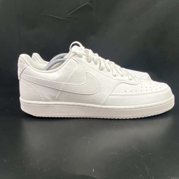 Nike Mens Court Vision Low Next Nature in White/White Size. 11.5  DH2987-100 main image 9